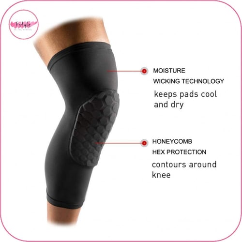 مشد دعم الركبة بحشوة اسفنجية طويل قطعة واحدة