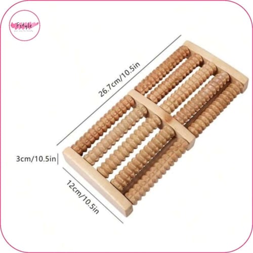 أداة التدليك من الخشب الطبيعي للعناية بالقدم