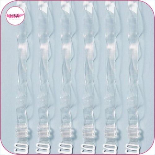 سيور حمالة صدر شفاف - 3 أزواج