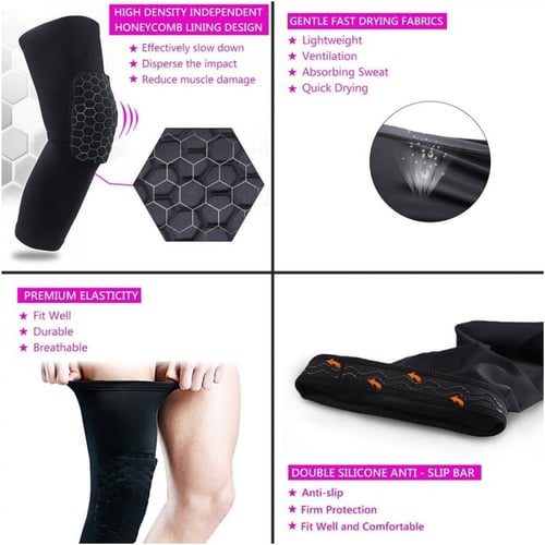 مشد دعم الركبة بحشوة اسفنجية طويل قطعة واحدة