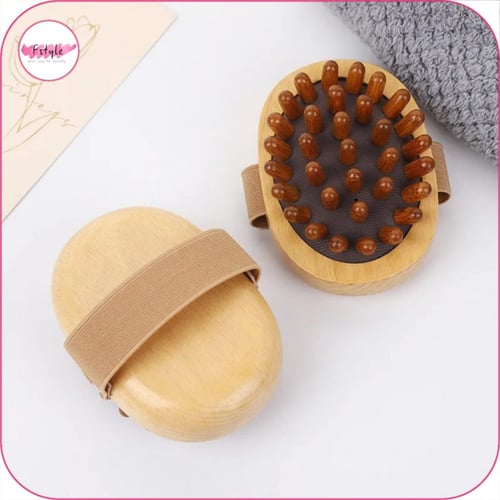 أداة التدليك من الخشب الطبيعي لإزالة السيلوليت