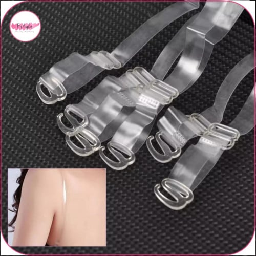 سيور حمالة صدر شفاف - 3 أزواج