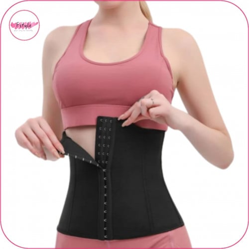 مشد خصر رياضي شبكي من الظهر