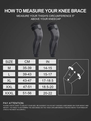 مشد دعم الركبة بتحكم عالي قطعة واحدة