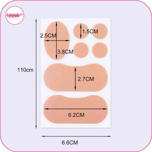 ملصقات مضادة لحماية القدم عند ارتداء الكعب 5 شرائط