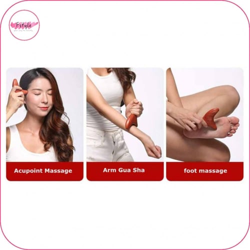 أداة التدليك من الخشب الطبيعي متعددة الاستخدامات