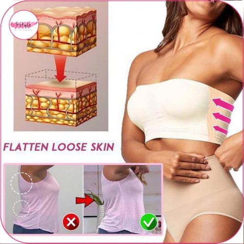 حمالة صدر ضاغطة بدون حمالات اسود