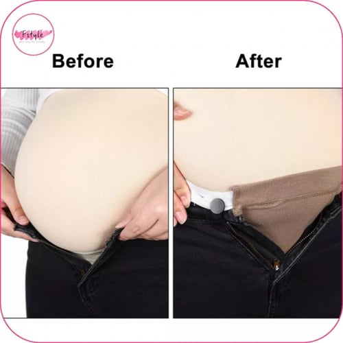 وصلة توسيع الملابس حول الخصر بمرونه عالية اللون أس...