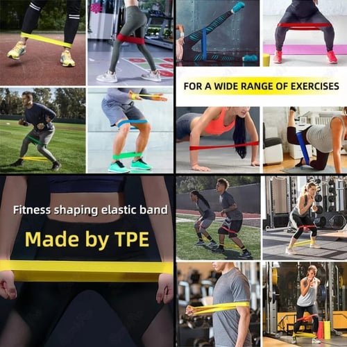 مجموعة أشرطة اللاتكس للياقة