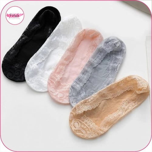 جوارب دانتيل الوان متعددة