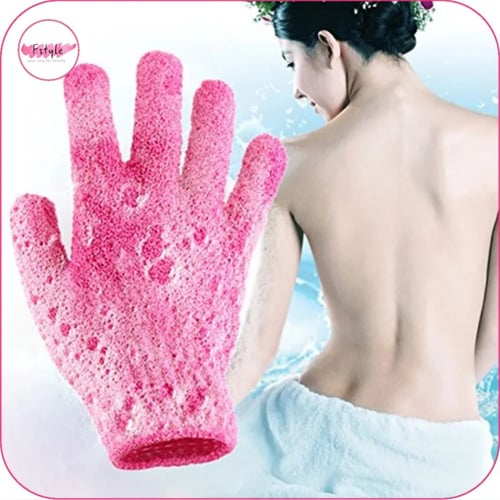 قفاز الاستحمام لتقشير الجلد الميت و تدليك الجسم قط...