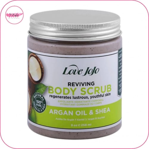 بودي سكراب بزيت الأرغان وزبدة الشيا