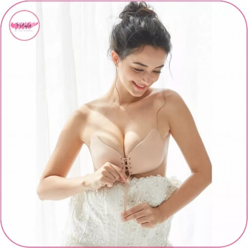 برا ذاتية اللصق برباط من الأمام