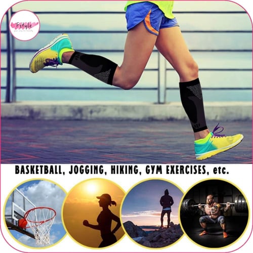 مشد ضاغط رياضي للساق قطعتين