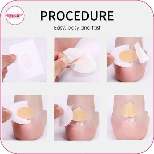 ملصقات مضادة لحماية القدم عند ارتداء الكعب 10 قطع