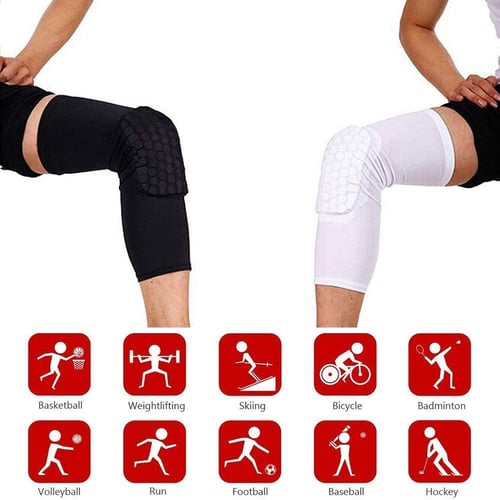 مشد دعم الركبة بحشوة اسفنجية طويل قطعة واحدة