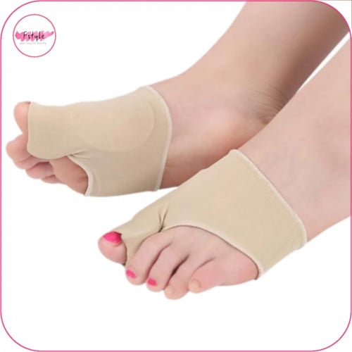 زوج من وسادات الجل المصححة لورم إبهام القدم