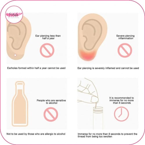 أعواد تنظيف أمنه ثقب الأذن 120 قطعة