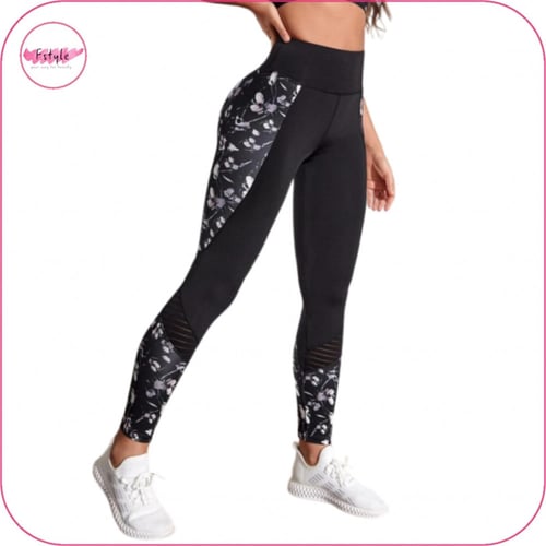 ليقنز بخصر عريض بداخل رسم الزهور