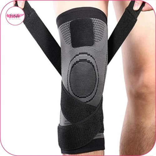 مشد دعم الركبة بتحكم مضاعف قطعة واحدة