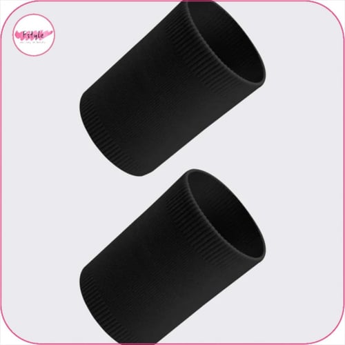 ربطة معصم رياضية اسود قطعتين