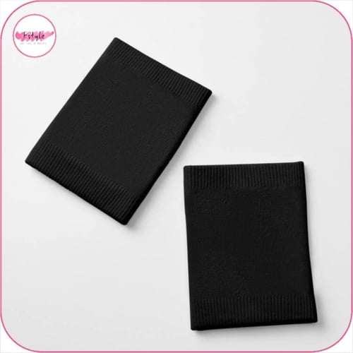 ربطة معصم رياضية اسود قطعتين