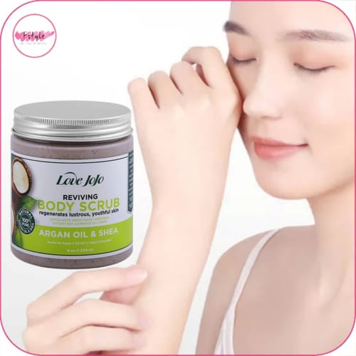بودي سكراب بزيت الأرغان وزبدة الشيا