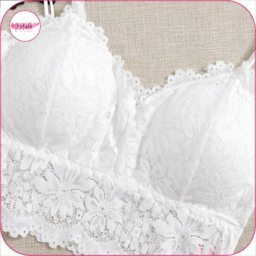 صدرية بتصميم دانتيل مزهر