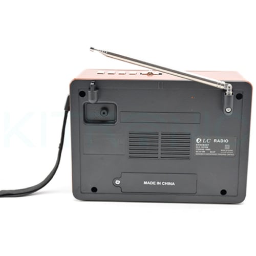 راديو مع ساعه وكشاف LED و سماعة بلوتوث متنقل-DLC-3...