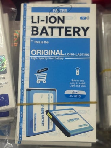 بطارية جالكسي J5-2016 سامسونج موديل EB-BJ510CBE J5...