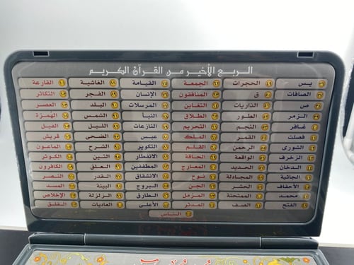 جهاز تعليم وحفظ القرآن الكريم ربع يس 78 سورة