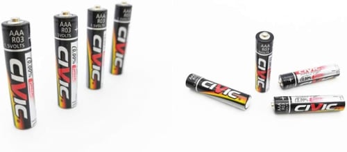 كرتون بطارية جافة سيفيك AAA بقوة فائقة انتاج جديد...