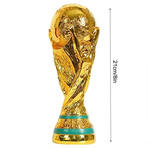 مجسم كاس العالم ارتفاع 21 سم مع سجل البطولات