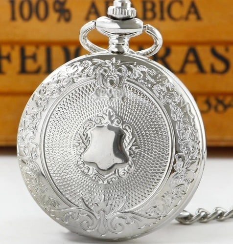 ساعة الدروع فضية رائعة هدية