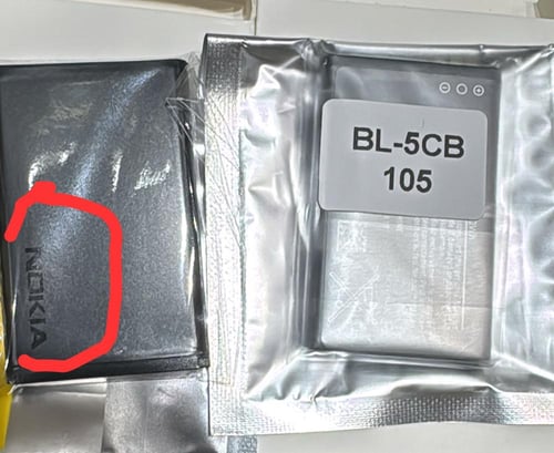 بطارية نوكيا BL-5CB الاصلية ابوكشاف 105 انتاج جديد