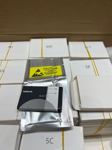 بطارية نوكيا BL-5C الاصلية متوافقه مع اكثر من 44 ن...