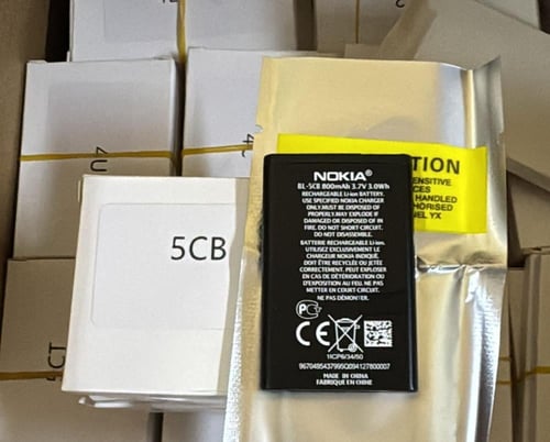 بطارية نوكيا BL-5CB الاصلية ابوكشاف 105 انتاج جديد
