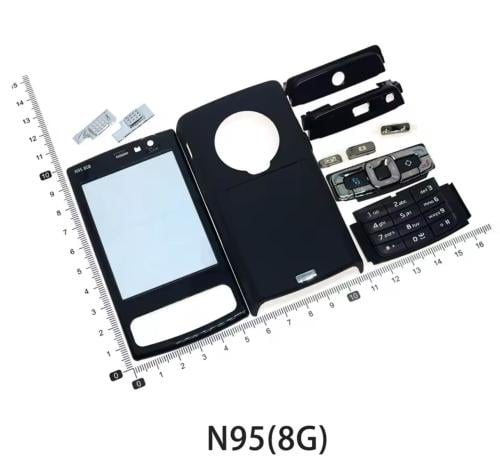 غطاء نوكيا N95 8G المطور بشعار نوكيا قطع غيار إصلا...