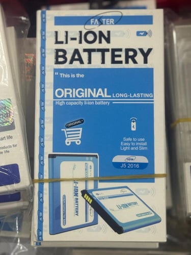 بطارية جالكسي J5-2016 سامسونج موديل EB-BJ510CBE J5...