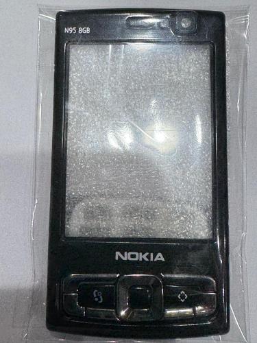 جوال نوكيا N95 8GB غطاء امامي مع طقم لوحة المفاتيح...
