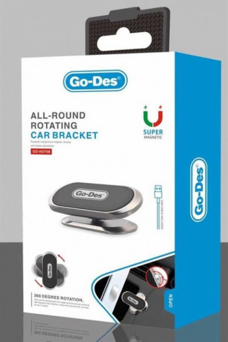 Magnetic mobile stand for the car 360 degrees with Type-C cable