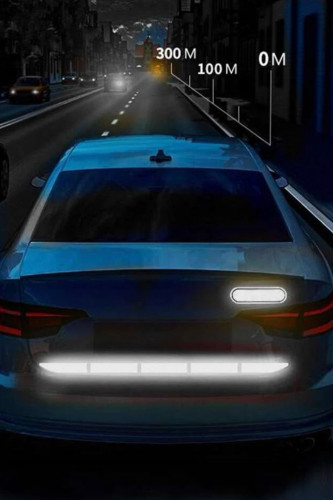 Car rear reflector sticker 5 pieces