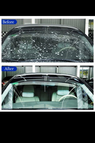 Tablets for cleaning car glass