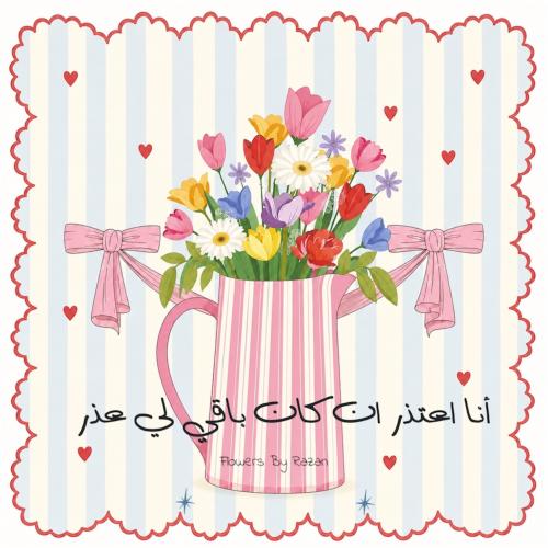 كرت انا اعتذر ان كان باقي لي عذر