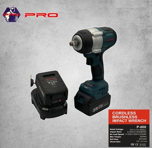 دريل كفرات بطارية برو 800 نيوتن 1/2 بوصة P-800