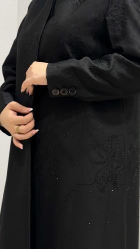 عباية اناقة بتطريز مطعم بكريستال