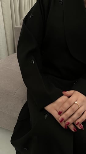 عباية لوران - شك اسود