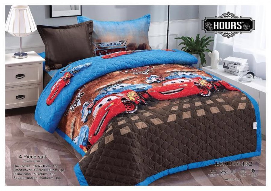 Summer children's bedspread compressed 4 pieces
