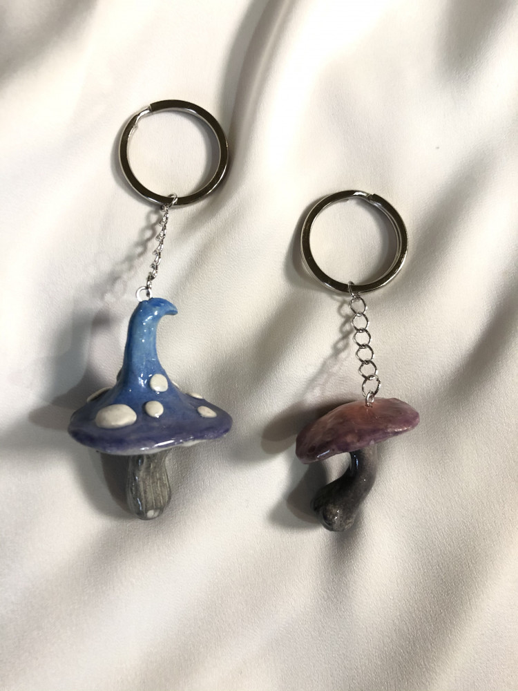 Mushroom Keychain