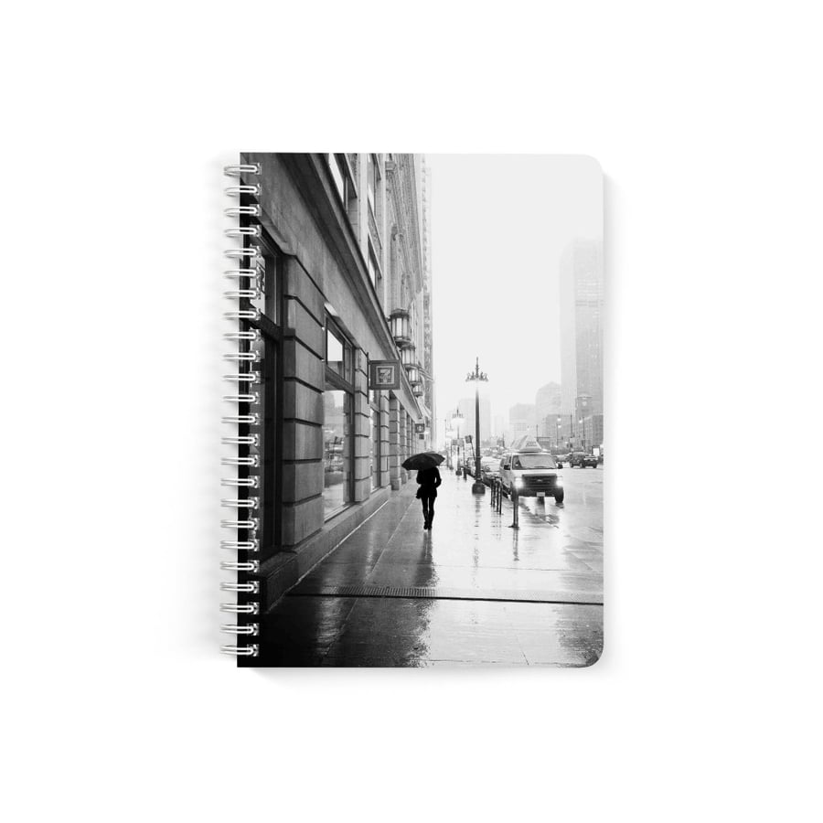 A5 notebook, lined paper, 60 sheets